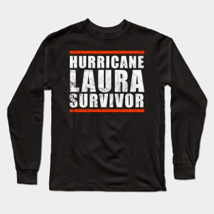 Hurricane Laura Survivor Long Sleeve T-Shirt